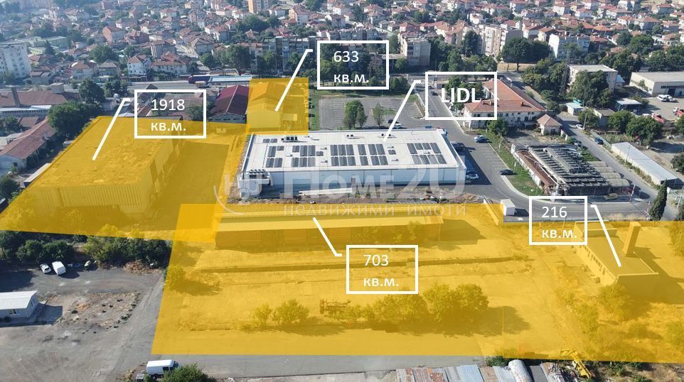 Investment property with industrial buildings in Karnobat – near LIDL