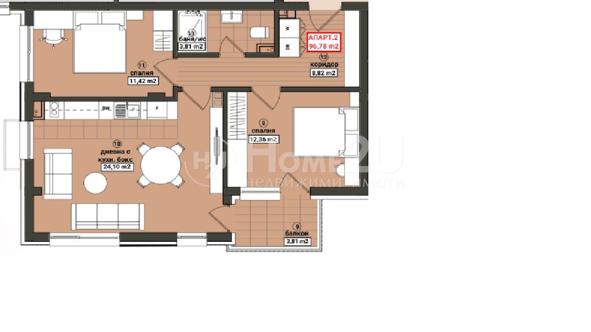 Boutique building, Meden Rudnik, 1000 sq.m.