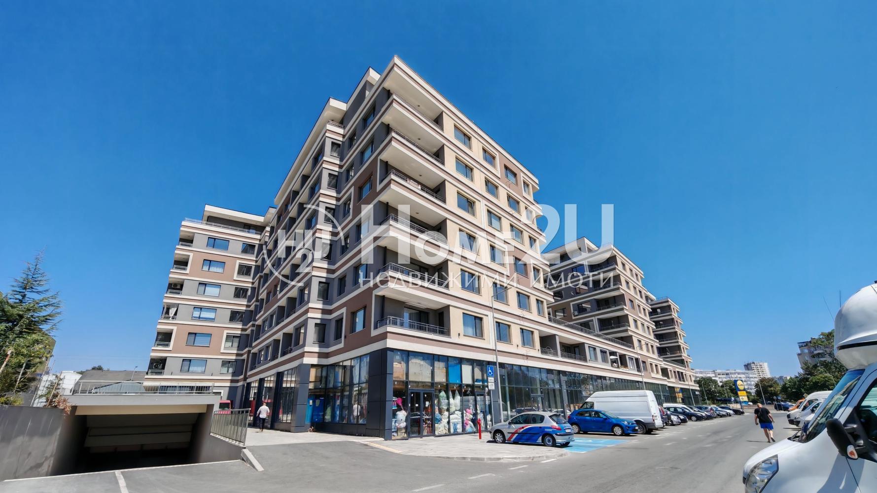Голям двустаен апартамент в Green Residence, Бургас до квартал Славейков