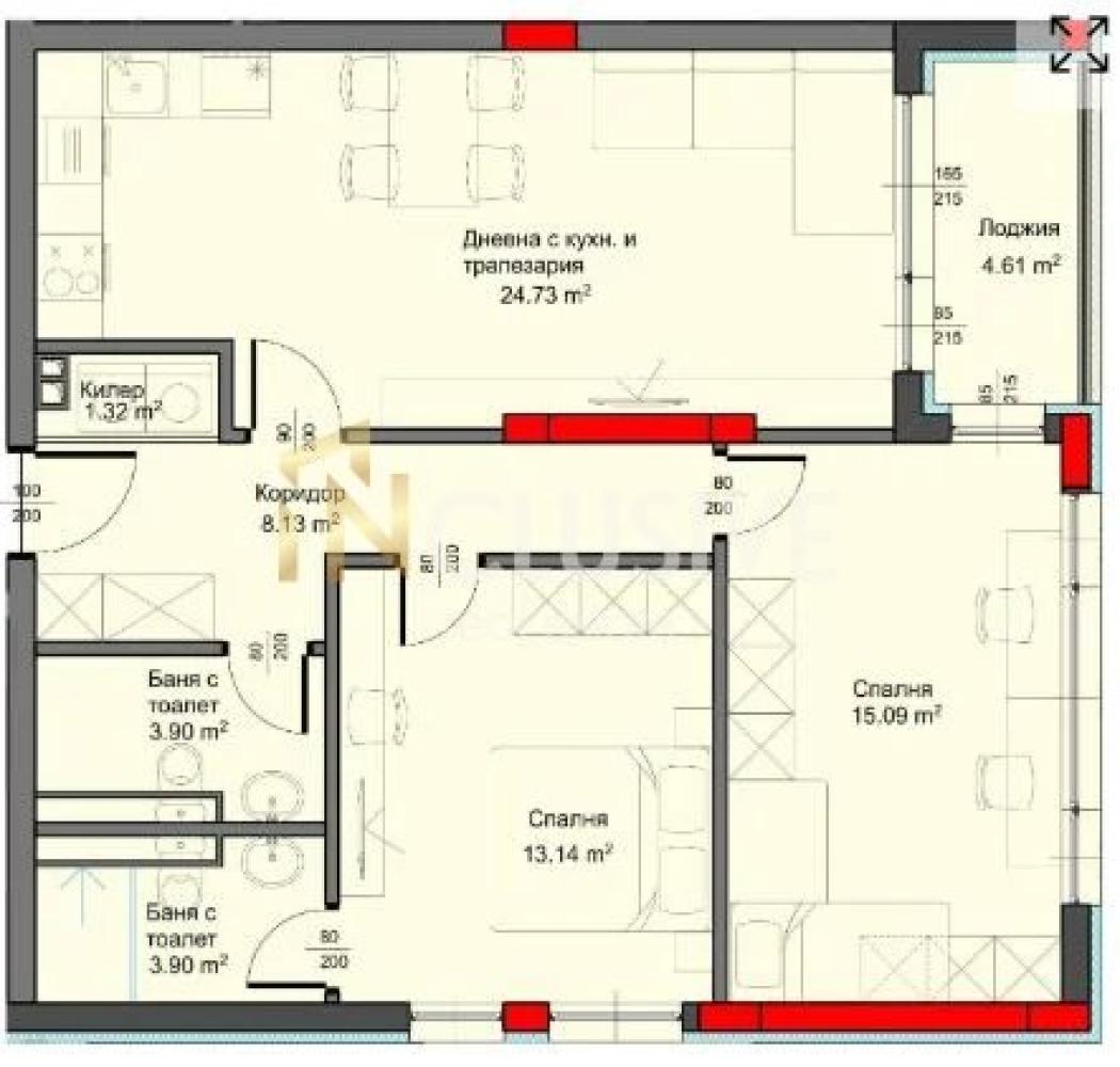 THREE-ROOM APARTMENT WITH PANORAMIC VIEW! NEW CONSTRUCTION! ASPARUHOVO!