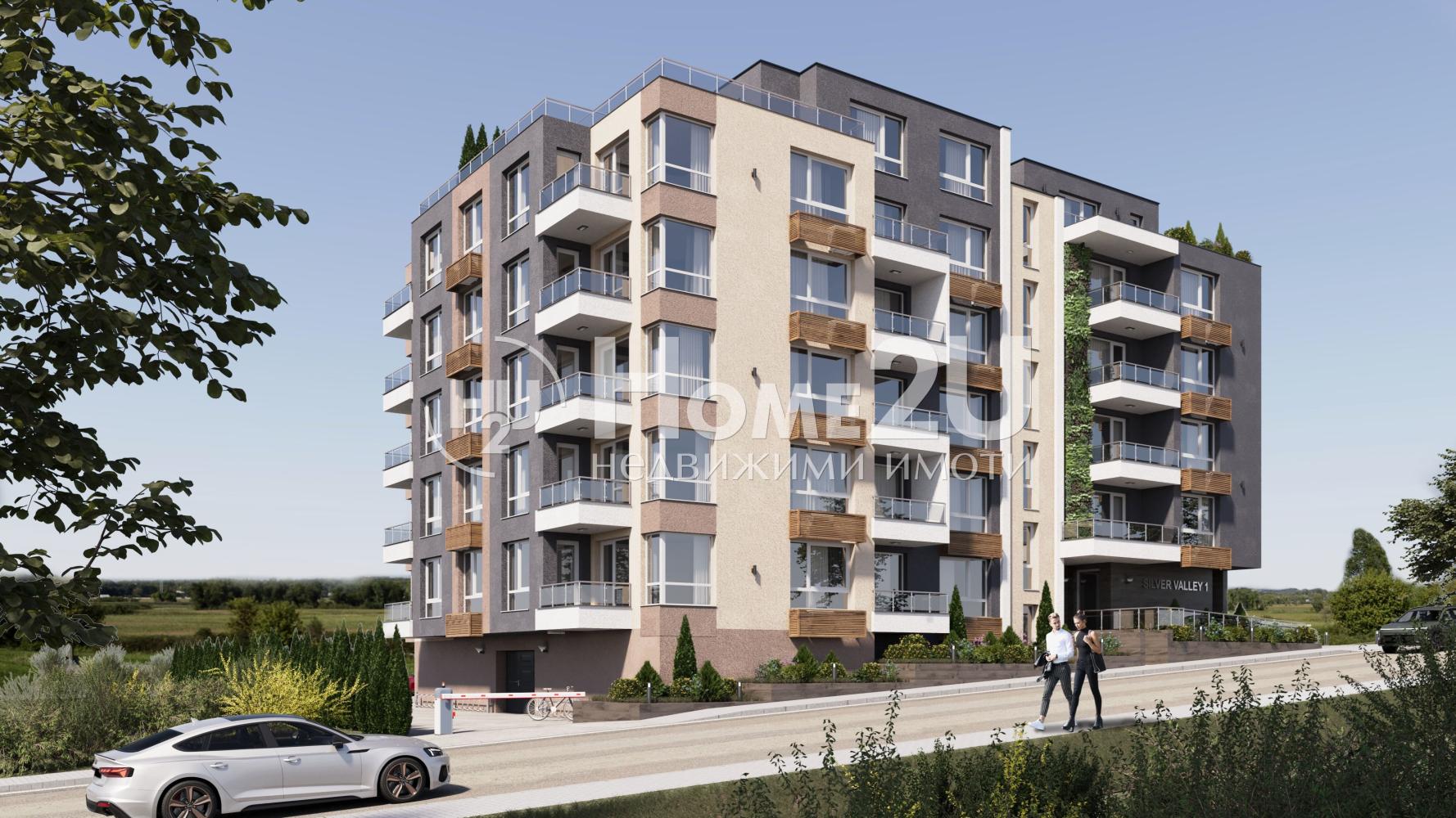 ДВУСТАЕН апартамент! Нова сграда! SILVER VALLEY ONE! БЕЗ КОМИСИОНА!
