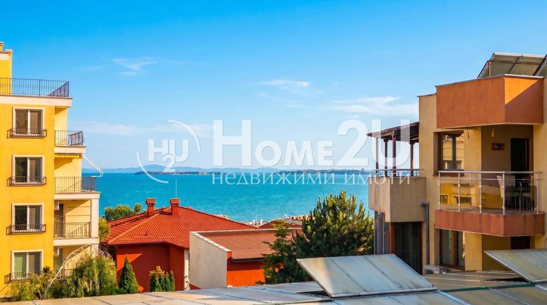 One-bedroom near the yacht marina with SEA view in Sveti Vlas