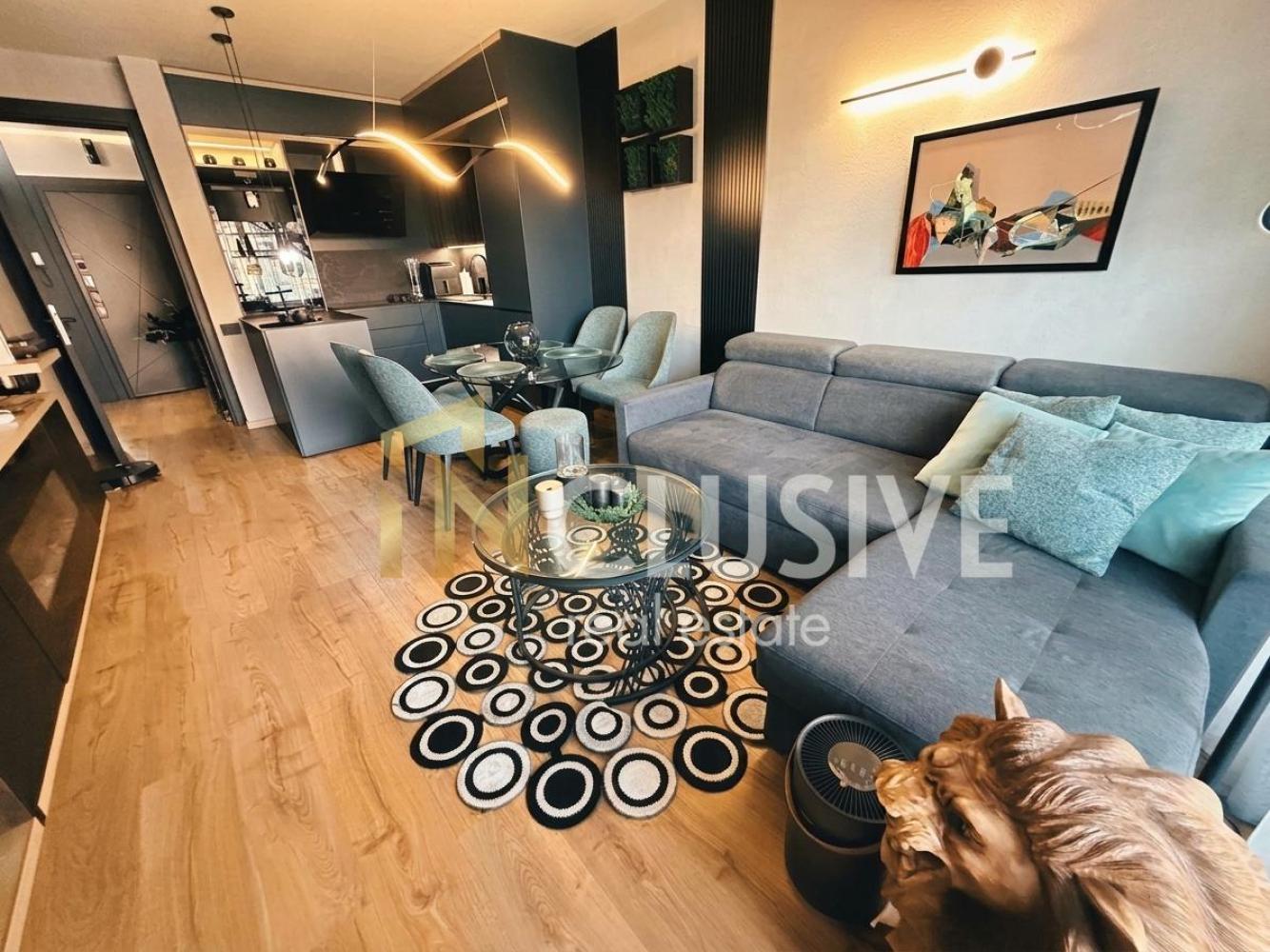 Two-bedroom apartment, furnished, with an option for a parking space