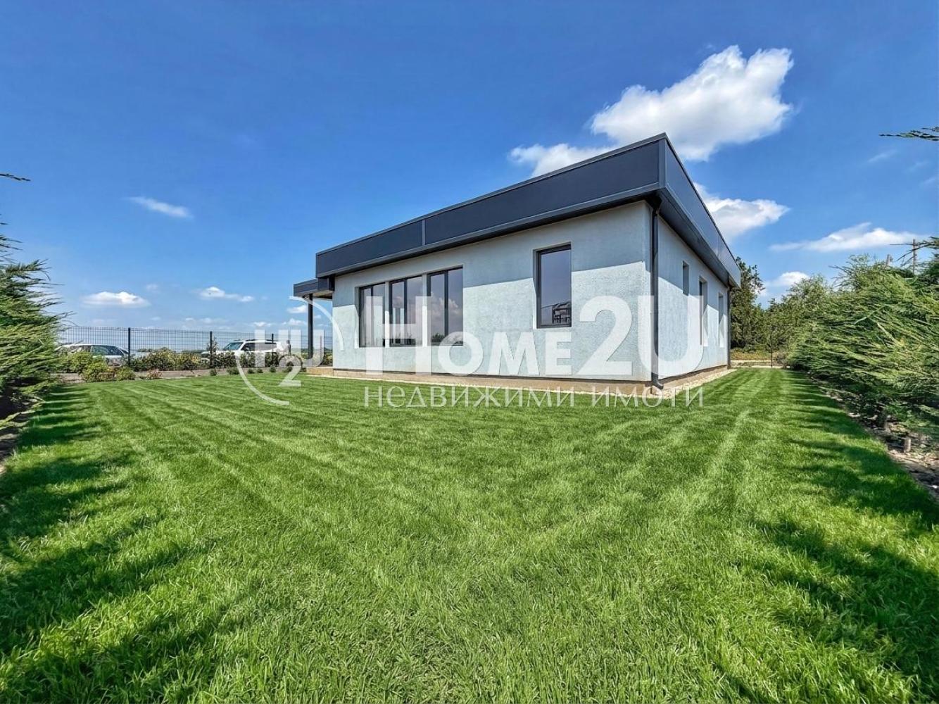 🏡 НОВОПОСТРОЕНА ЕДНОЕТАЖНА КЪЩА С ДВОР В С. СКУТАРЕ – САМО НА 10 МИНУТИ ОТ ПЛОВДИВ! АКТ 16 !