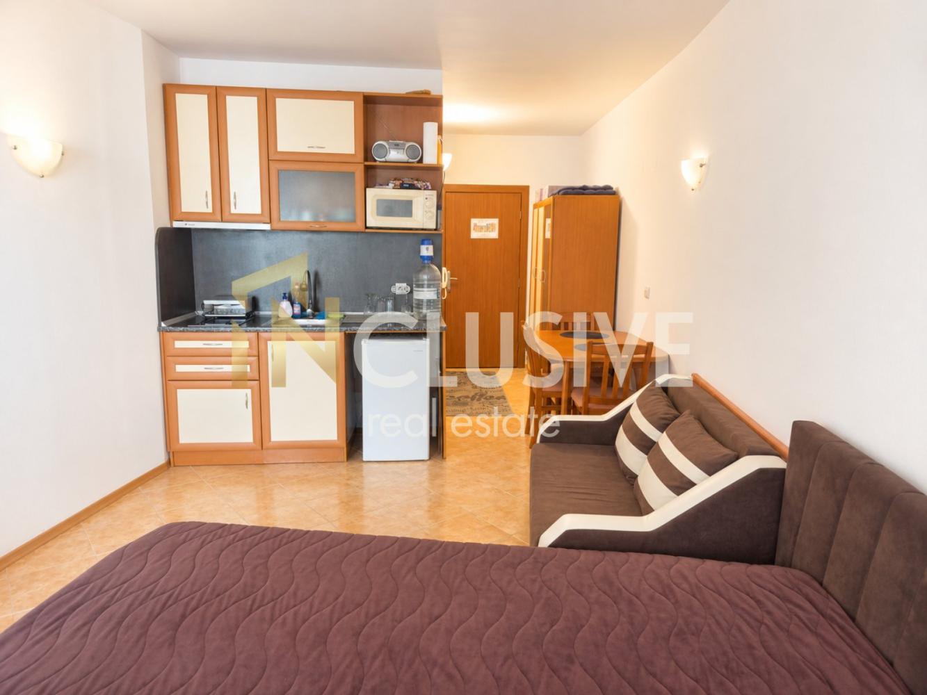 Studio in Sunny Beach resort !!! near Mladost store !!! No maintenance fee !!!