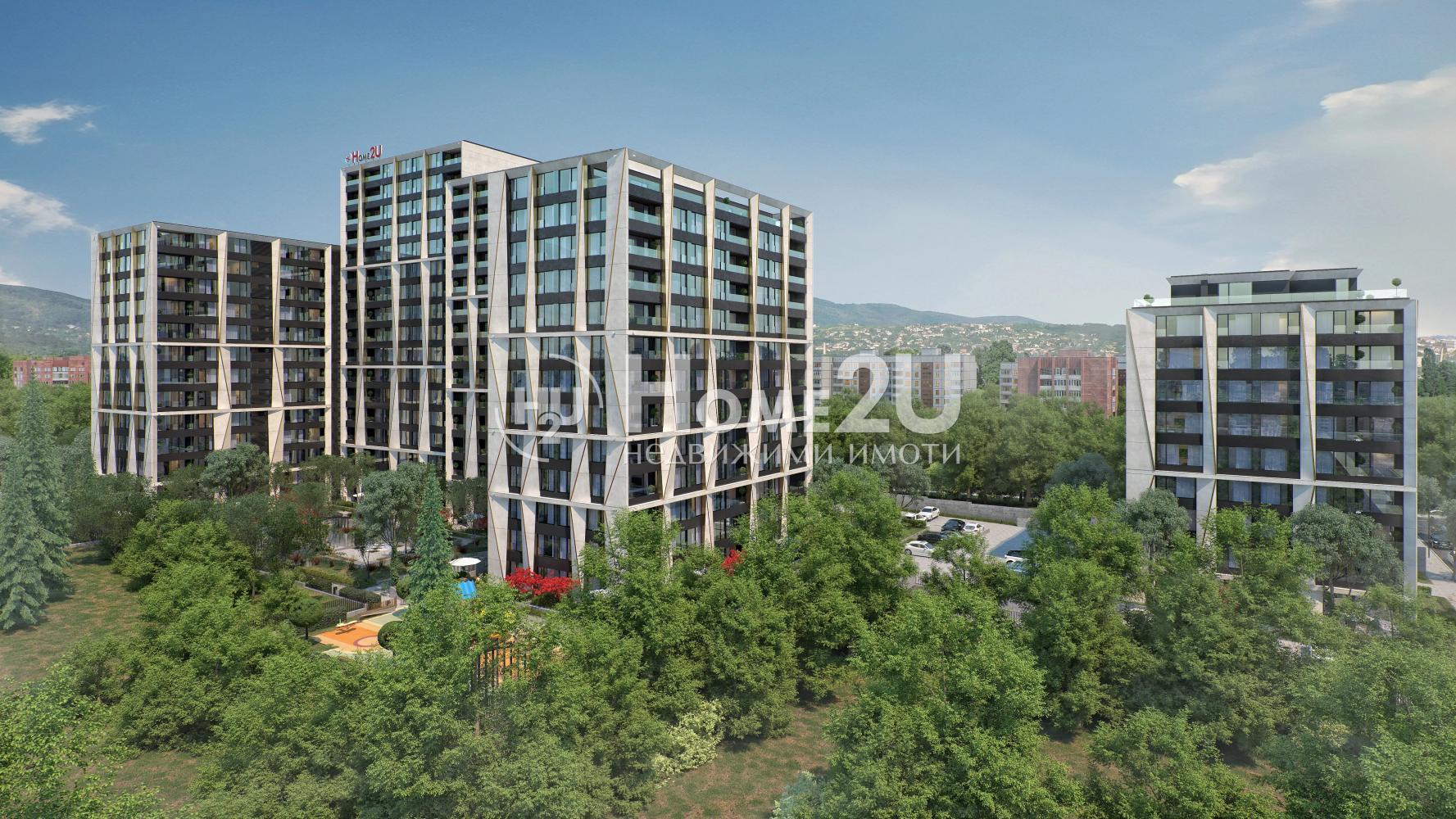 Semi-furnished four-room apartment! Entirely south-facing! Private park!