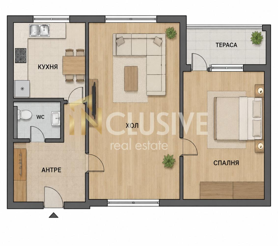 85,000 Euro Two-Room Apartment