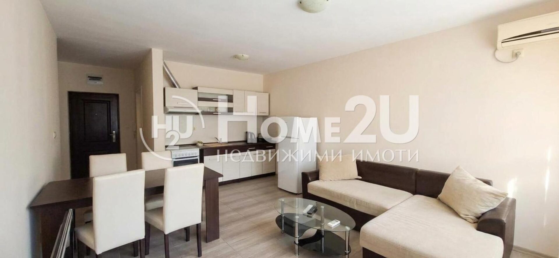 Cozy two-room apartment in a gated complex, 5 minutes from the beach in Ravda