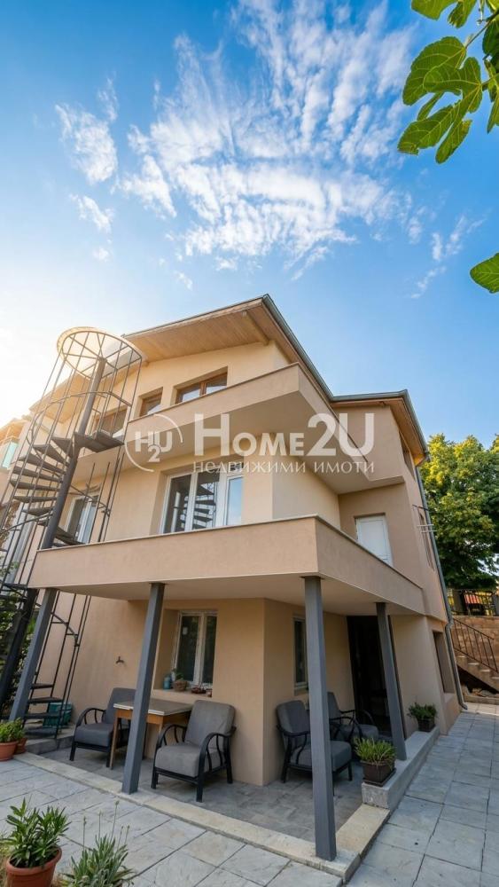 Modern turnkey house with a large yard and parking spaces - Banevo district, Burgas